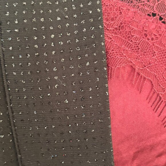 Calvin Klein Bolo Jacket, Size M, Black Sparkles Bundle & SAVE 30% off 2 or more - Picture 2 of 4